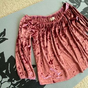 Hollister Velvet Top